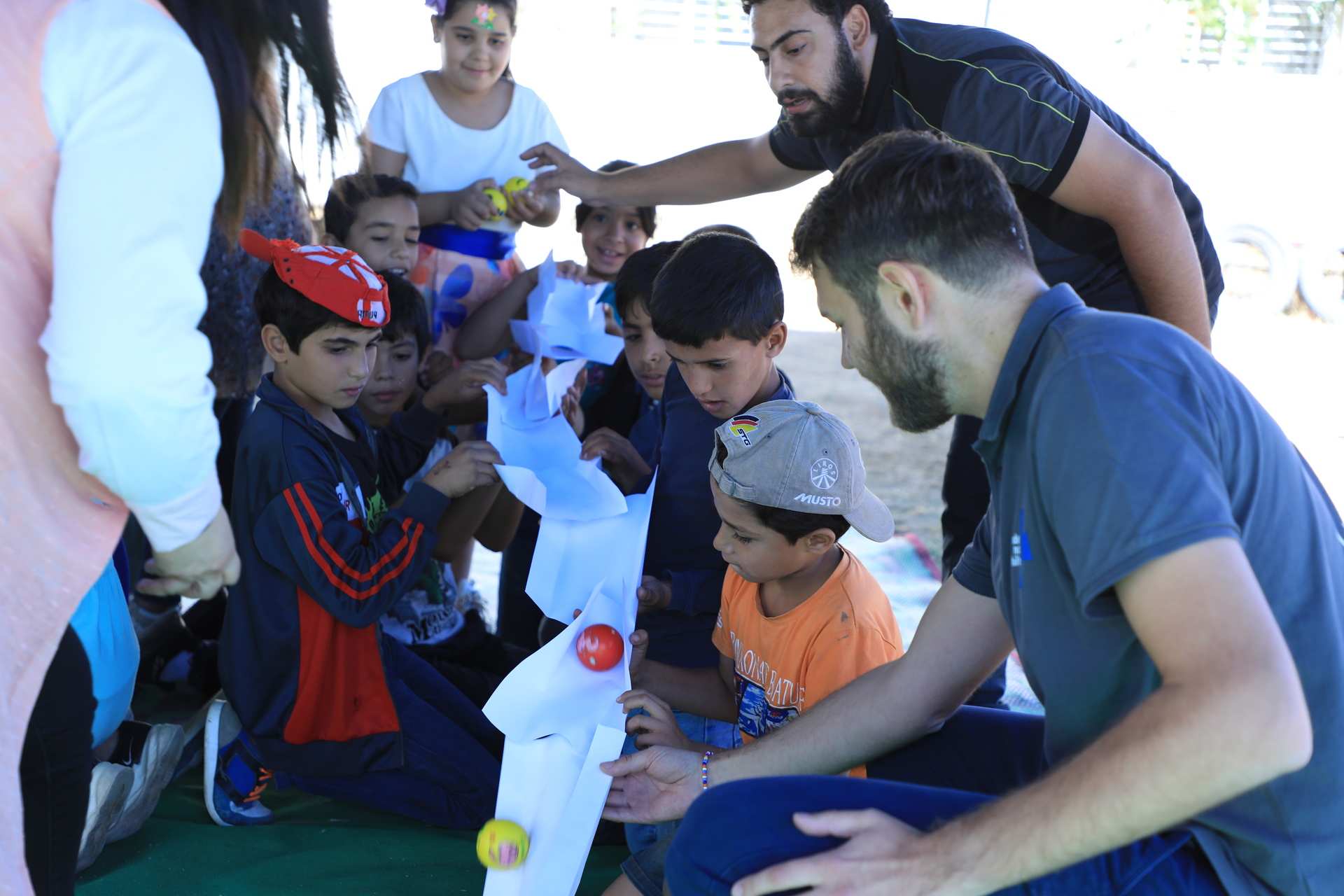 Die Arbeit des Schulprojekts im Libanon (Quelle: Alpha, Kindernothilfe-Partner)