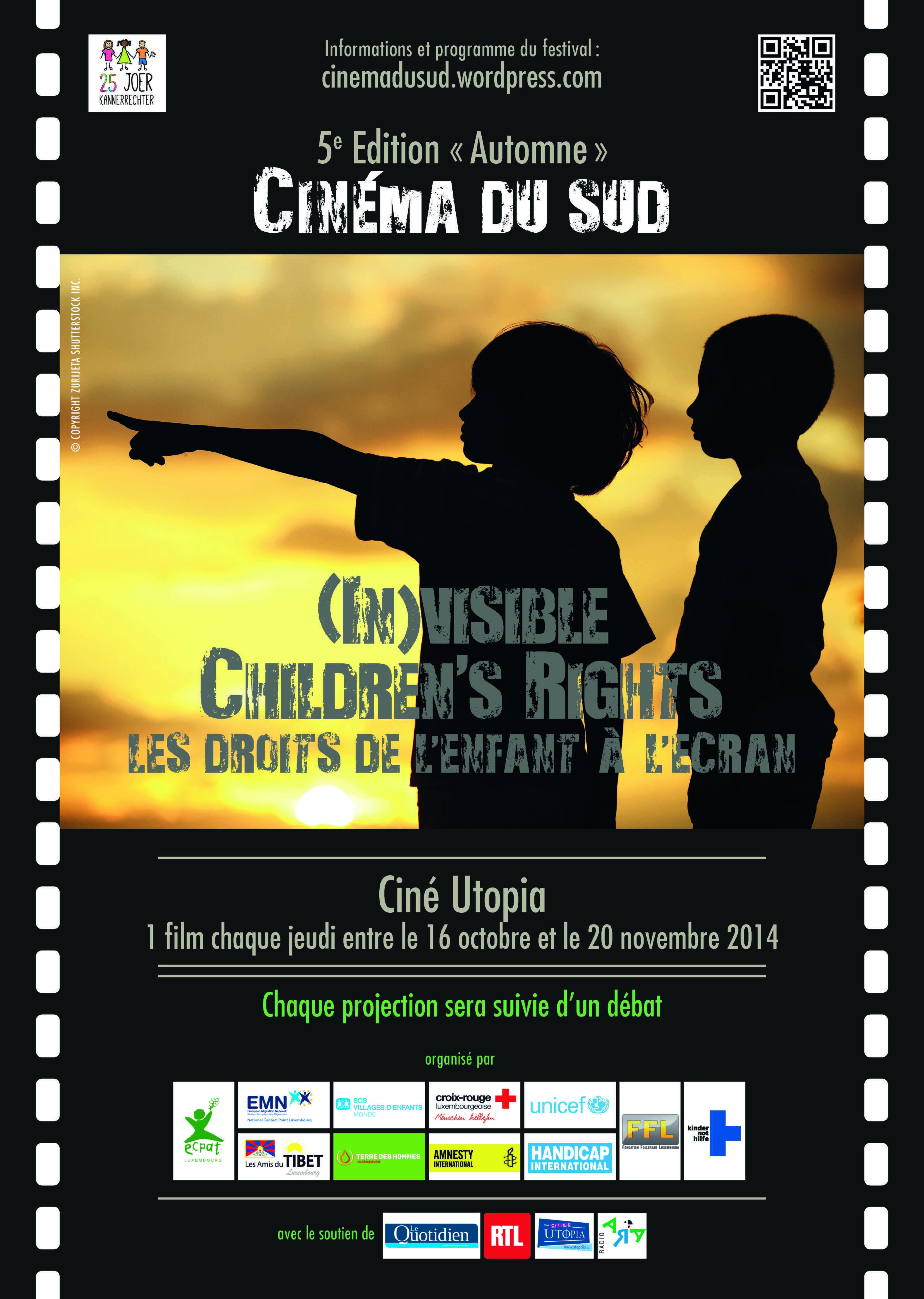 Veranstaltungsplakat Cinema du Sud 2014 Luxemburg