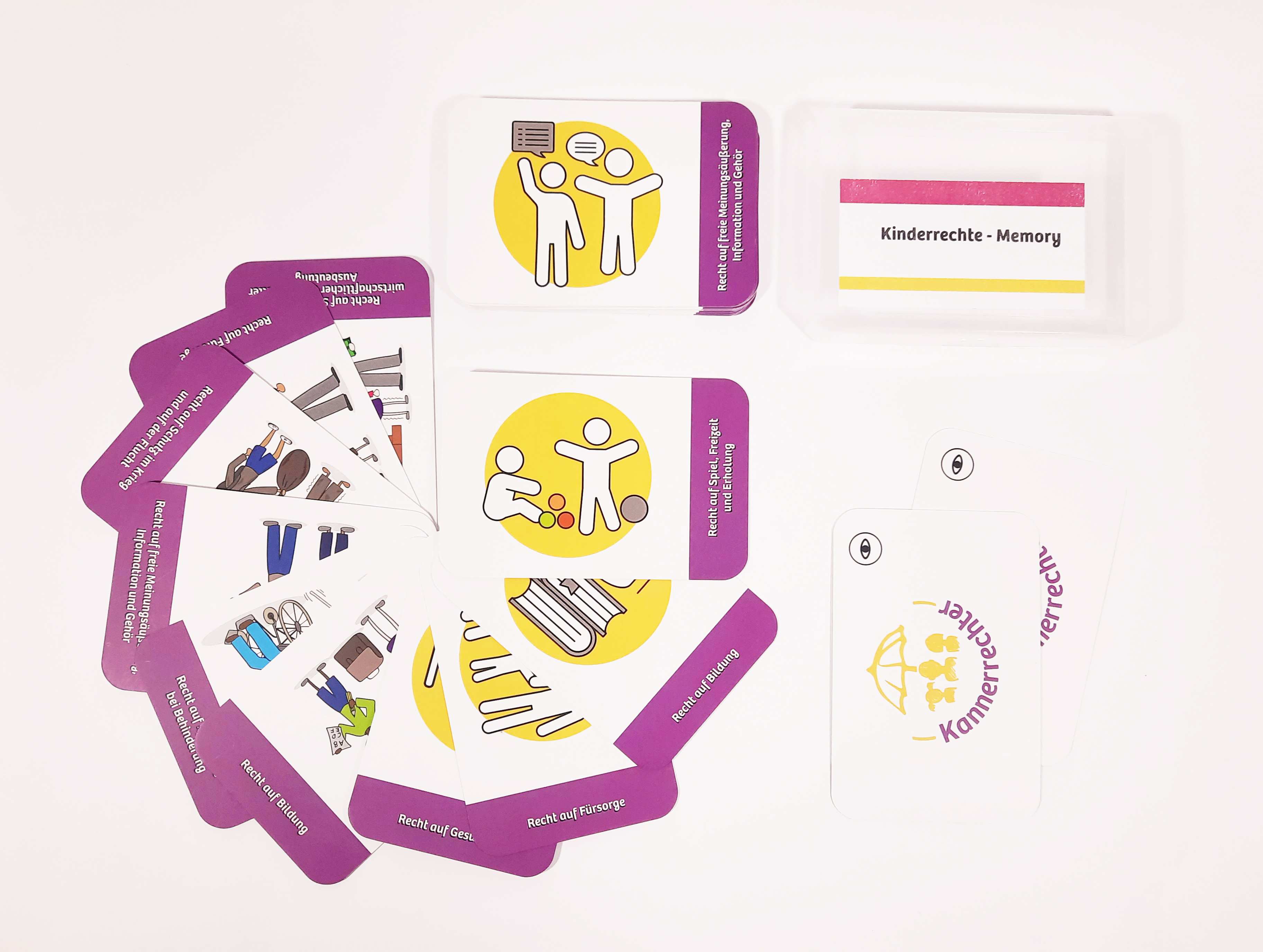 Kinderrechte-Koffer KNH Luxembourg Materialfoto