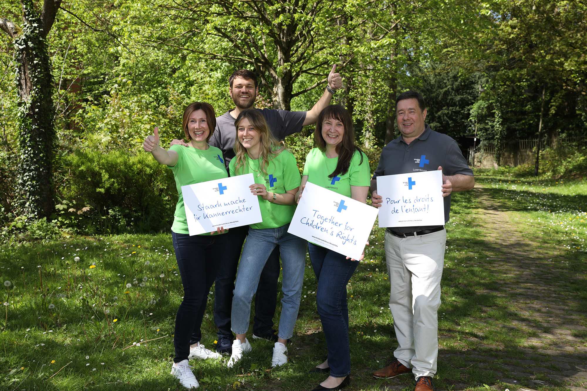 Das Team der Kindernothilfe Luxembourg (Quelle: Claudine Bosseler)