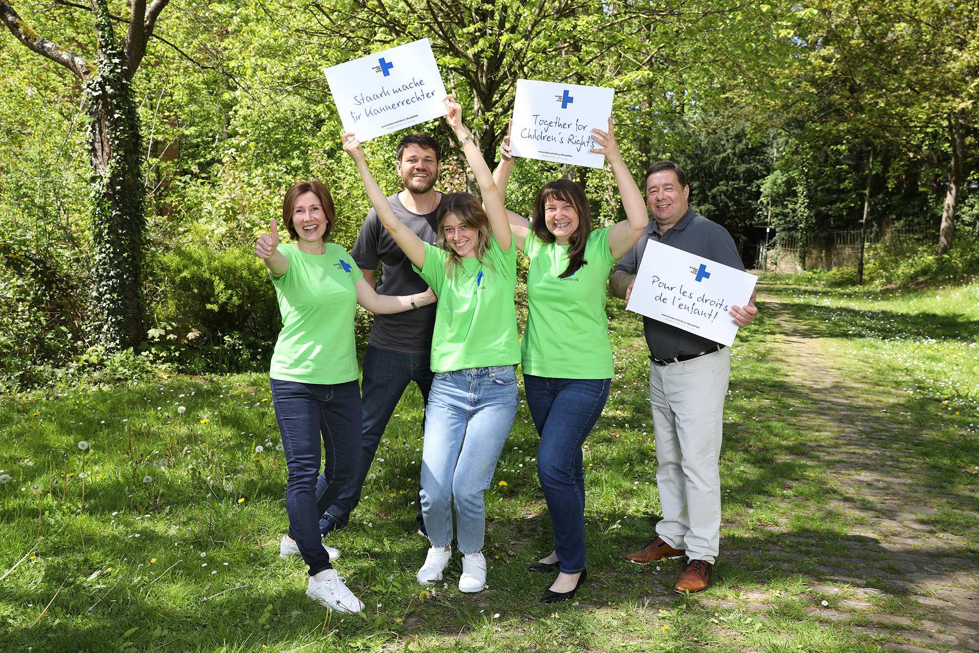 Das Team der Kindernothilfe Luxembourg (Foto: Claudine Bosseler)