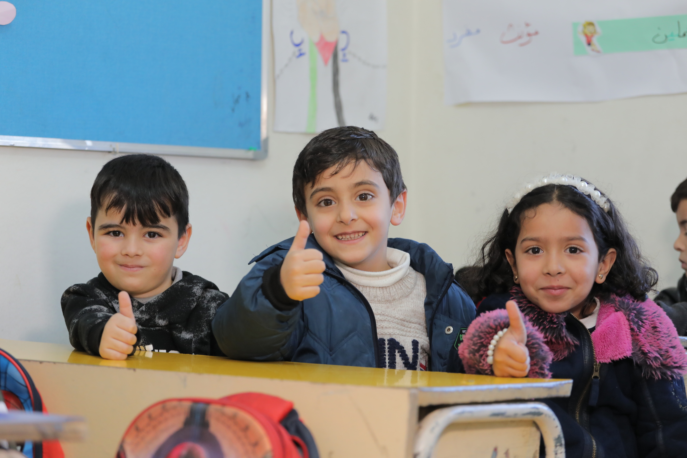 Schulunterricht für Flüchtlingskinder (Foto: Alpha/ Kindernothilfe Luxembourg)