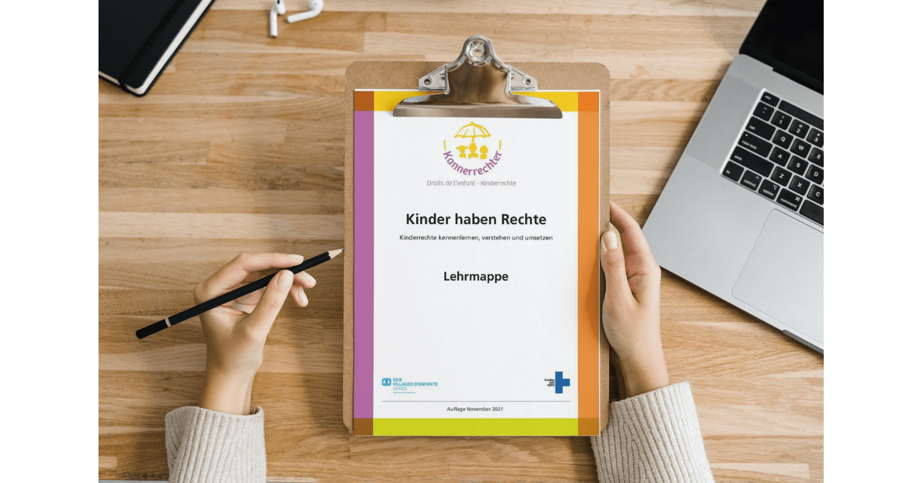 Abbild unserer Lehrmappe 