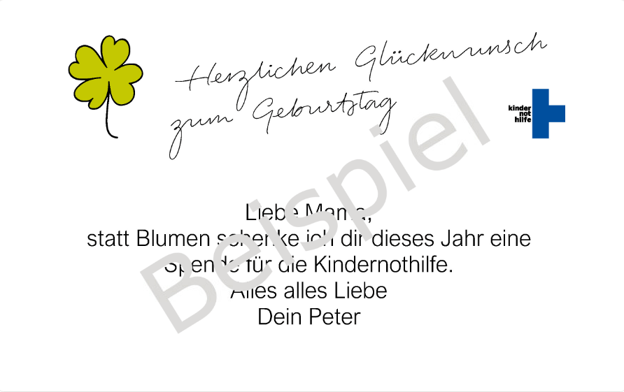 Spendenshop Grusskarte 2