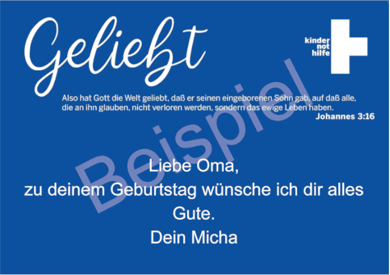 Spendenshop Grusskarte 3