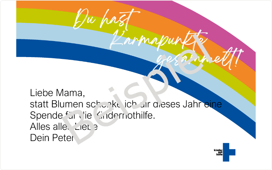 Spendenshop Grusskarte 4